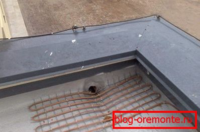 Installation de système de drainage