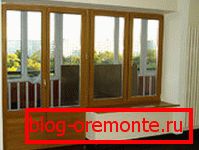Portes de balcon en bois