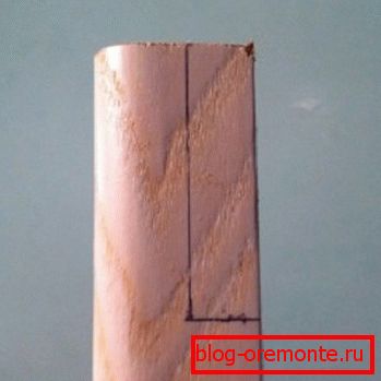 Entailles de marquage pour un ajustement au mur