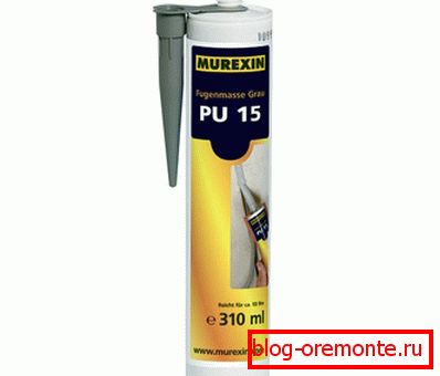Variétés de mastics de polyuréthane