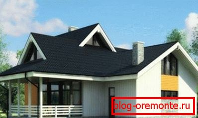 Cottage symétrique avec terrasse Cottage symétrique avec terrasse