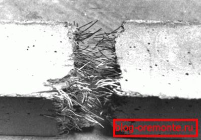 Béton en fibres d'acier dans la coupe Béton en fibres d'acier dans la coupe