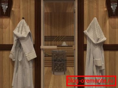 Portes en verre pour le bain avec un motif Portes en verre pour le bain avec un motif