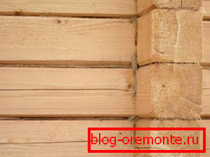 Mur de poutres non profilées Mur de poutres non profilées