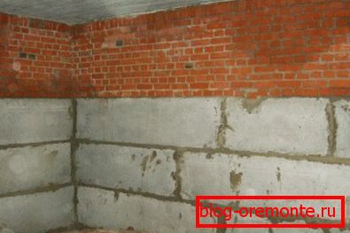 Murs de sous-sol en blocs de béton Murs de sous-sol en blocs de béton