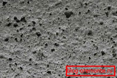 Structure du béton après le repassage Structure du béton après le repassage
