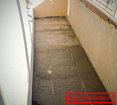 Chape de ciment