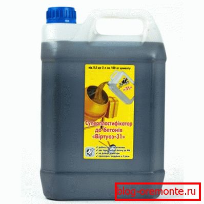 Superplastifiant production ukrainienne Virtuoso-31. Superplastifiant production ukrainienne Virtuoso-31.