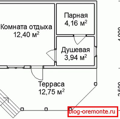 Projet standard du bain 6х4 Projet standard du bain 6х4