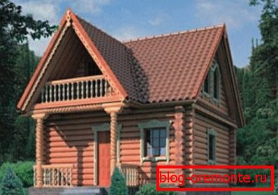 Projet en trois dimensions de la maison-bain 6 * 8 Projet en trois dimensions de la maison-bain 6 * 8