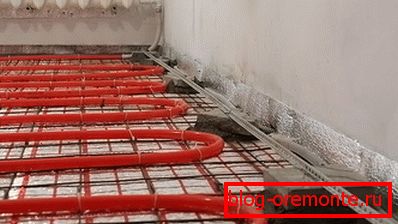 Pose de tuyaux en béton
