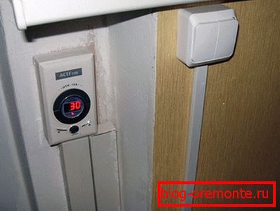 Installation du thermostat