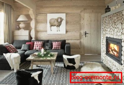 Dans cet intérieur du chalet, des solutions plus modernes peuvent être envisagées. Dans cet intérieur du chalet, des solutions plus modernes peuvent être envisagées.