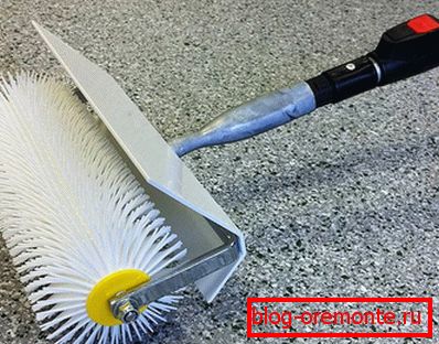 Le rouleau n'a besoin que pour le sol liquide