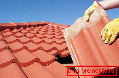 Remplacement de tuiles