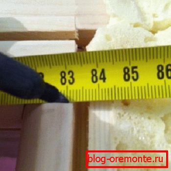 Mesurer la barre transversale