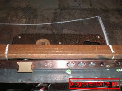 Verrou de la barre latérale verrouillage de la barre latérale dans la porte en métal
